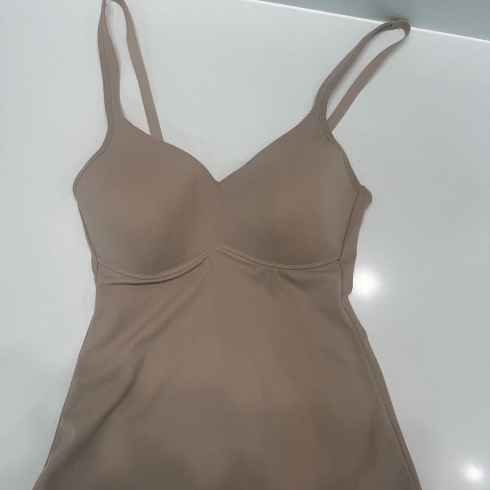 Rhonda Shear Beige Camisole